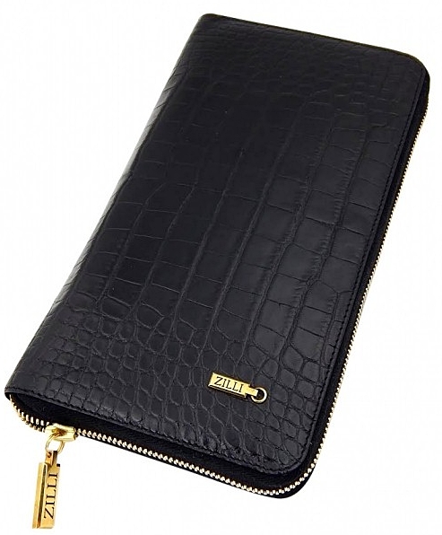 Клатч Zilli, кожа крокодила