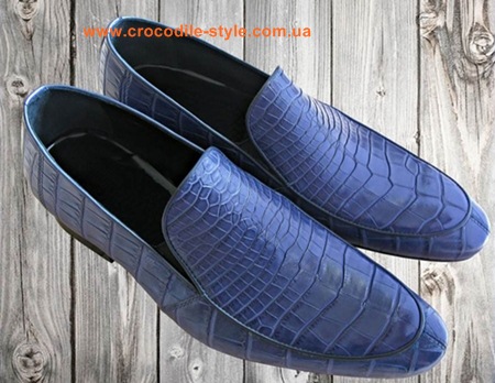 туфли из кожи крокодила